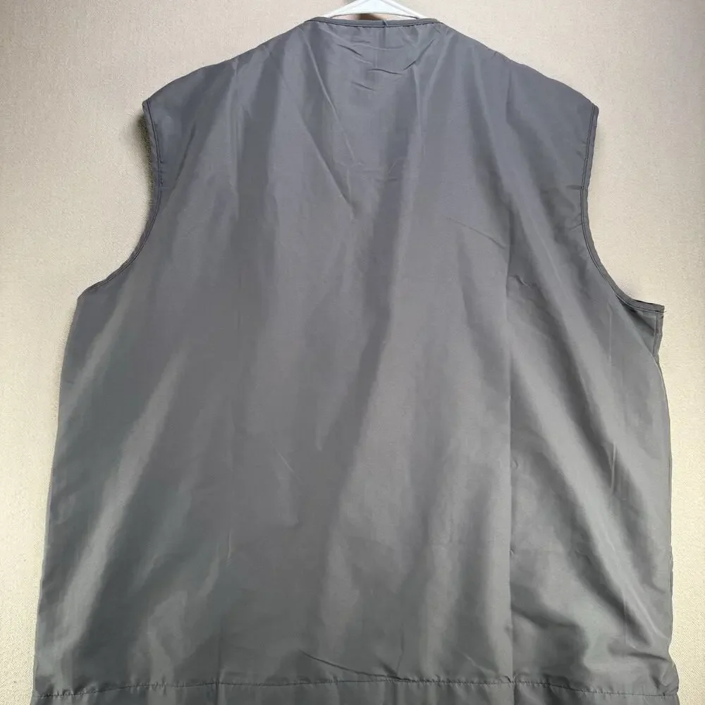 Atlas for Men Lightweight Fishing Vest XL Men's Gray Zip Pockets Lined Outdoor - Picture 5 of 8